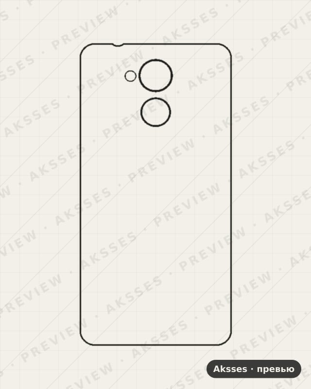 Лекало для Huawei Enjoy 6S, Back