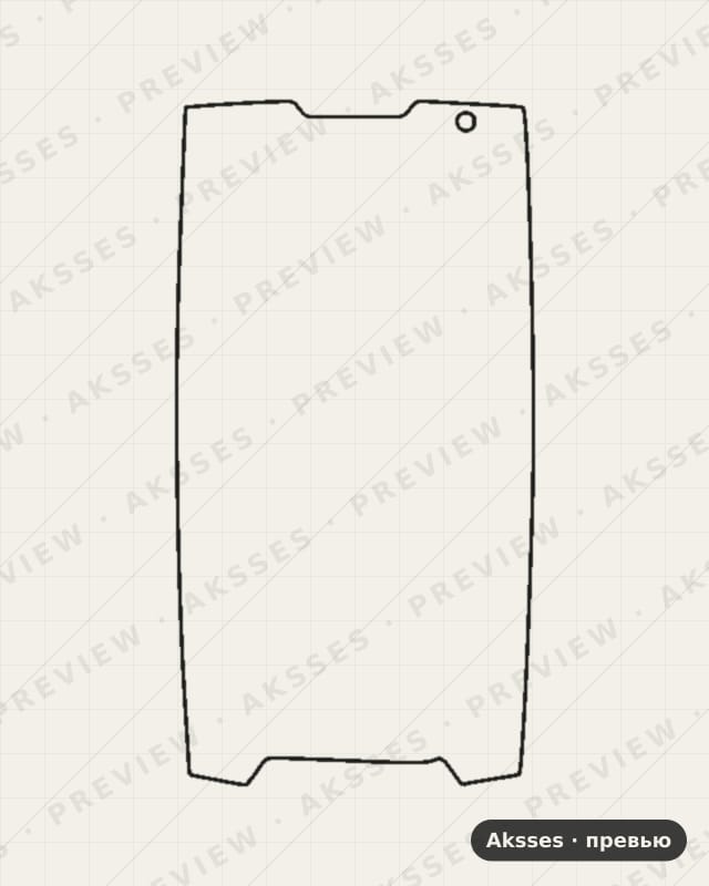 Лекало для Cubot Kingkong, Front Full