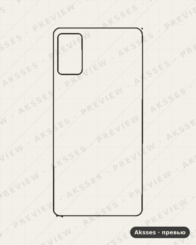 Лекало для Cubot P40, Back Cover