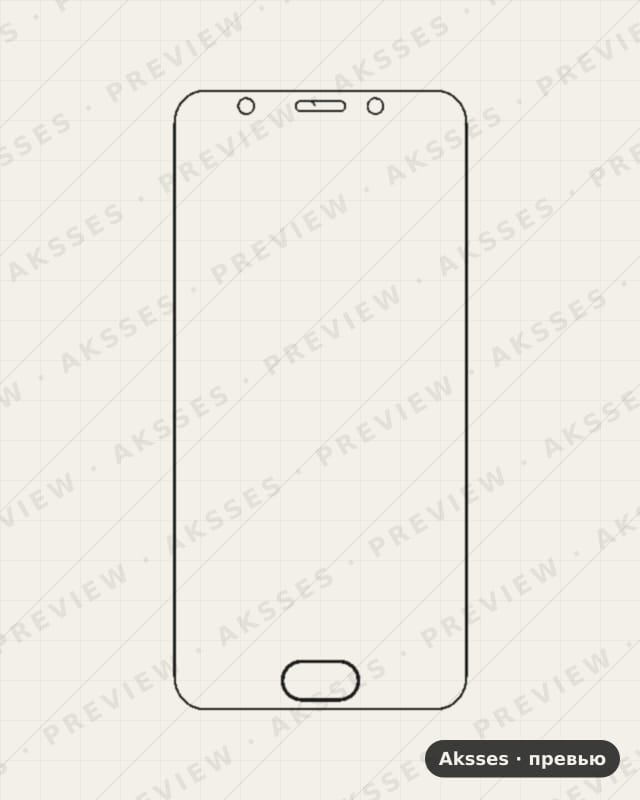 Лекало для Casper VIA M2, Front Full