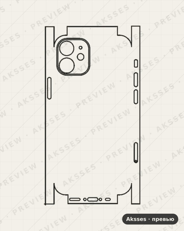Лекало для iPhone 12 Mini, All Inclusive