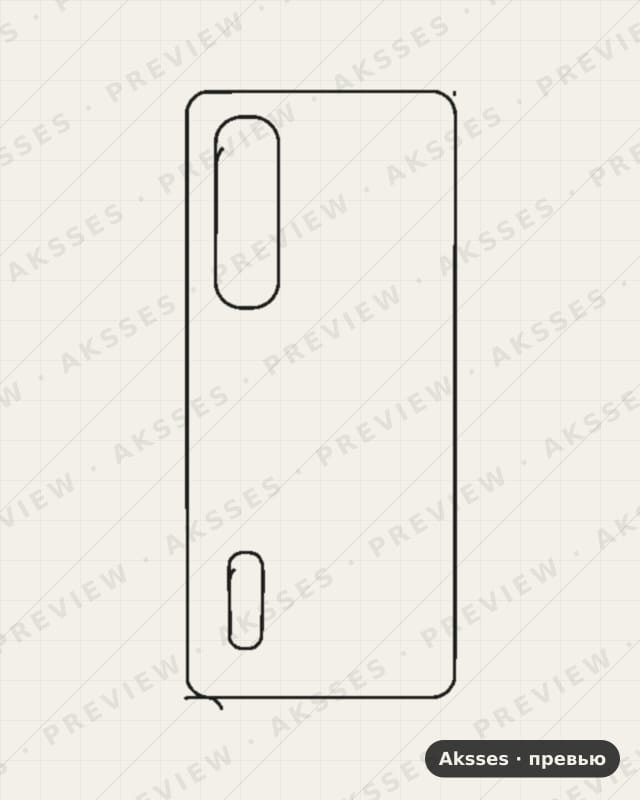 Лекало для Find--ser. OPPO Find X2 Pro, Back Cover