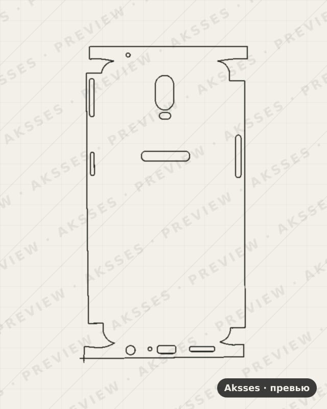 Лекало для R-ser. OPPO R17, All Inclusive
