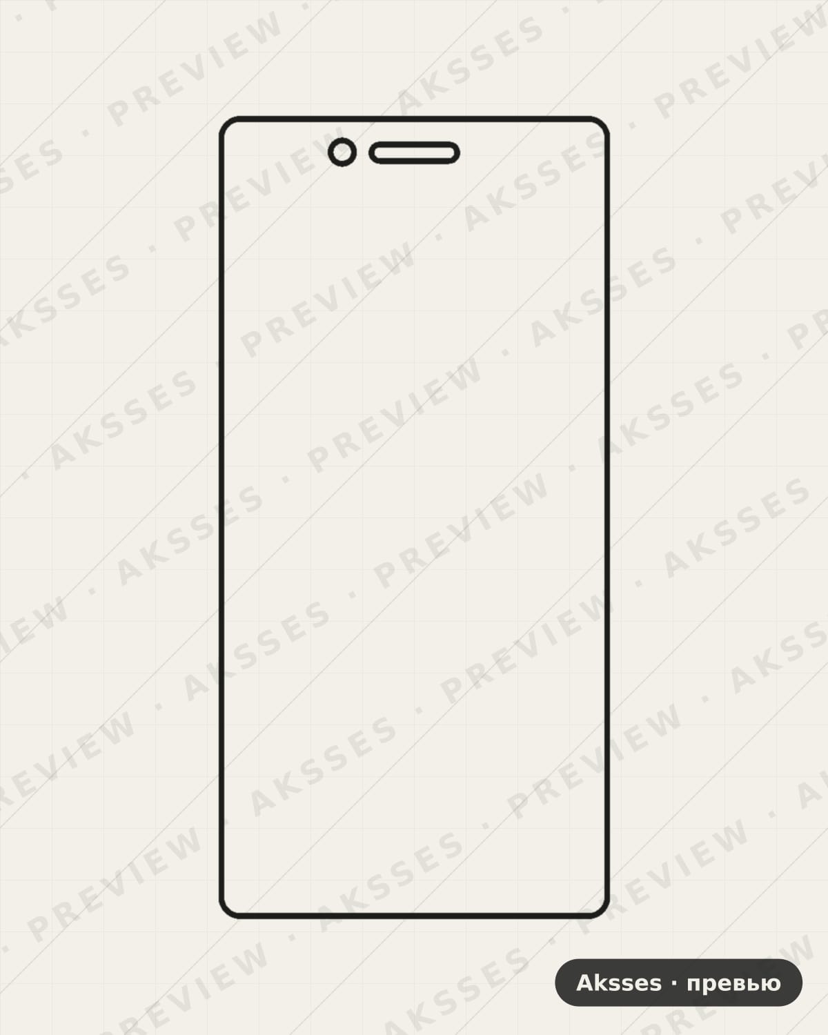 Лекало A-ser. OPPO A33S для A-ser. OPPO A33 S, Front Full