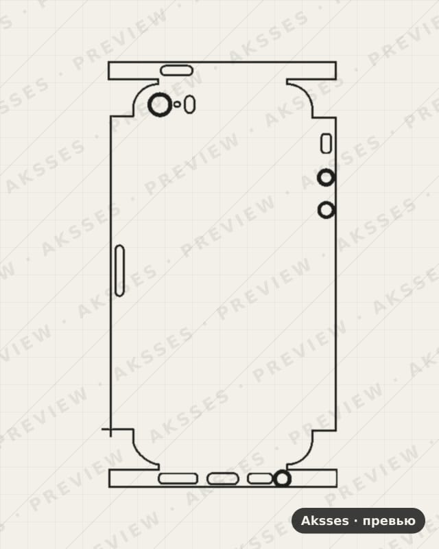 Лекало для iPhone 5S, All Inclusive