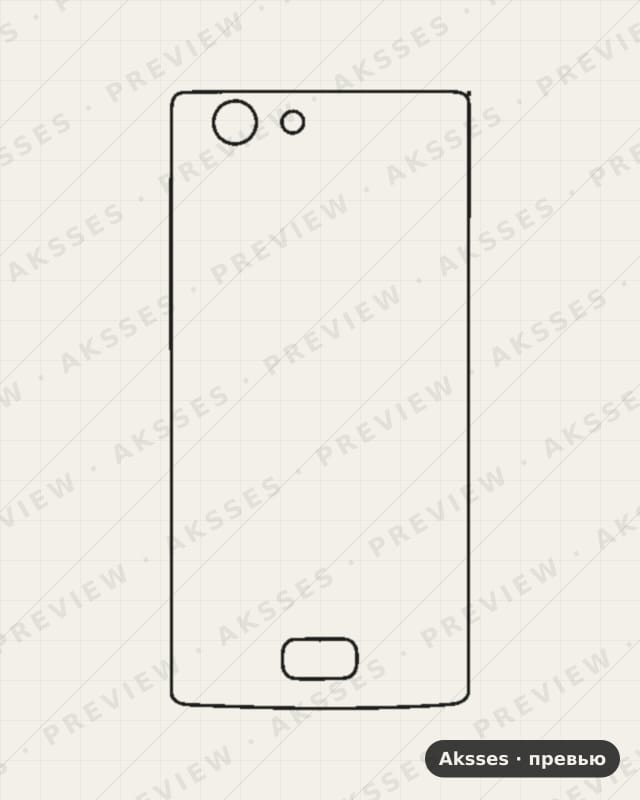 Лекало для A-ser. OPPO A31, Back Cover