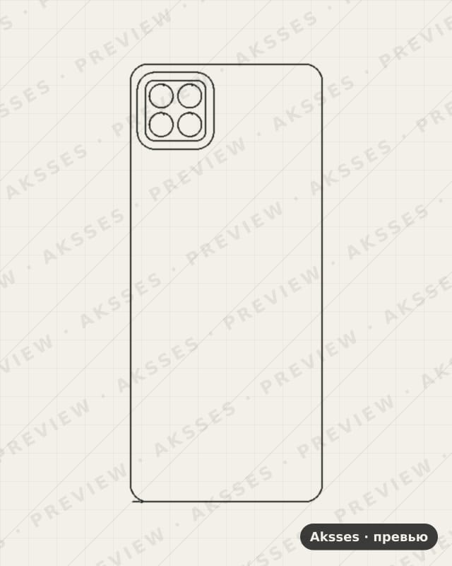 Лекало для A-ser. OPPO A73 5G, Back Cover