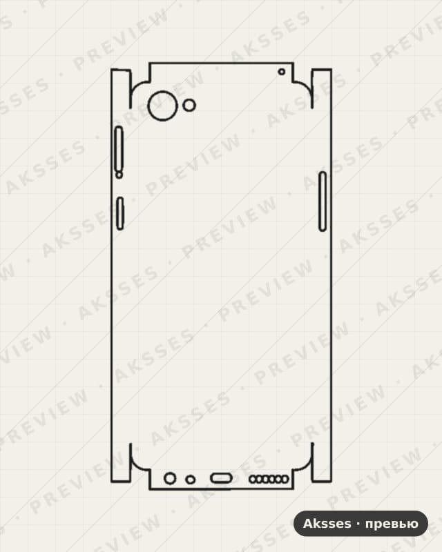 Лекало для A-ser. OPPO A3, All Inclusive