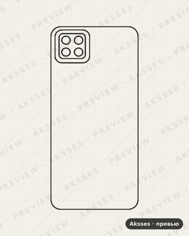 Лекало для A-ser. OPPO A72 5G, Back