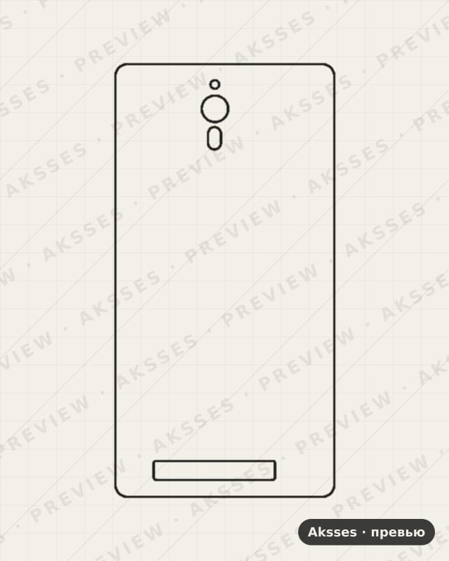 Лекало для Find--ser. OPPO Find 7, Back Cover