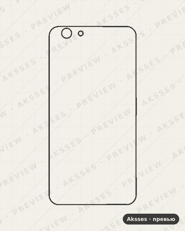 Лекало F-ser. OPPO F1S для F-ser. OPPO F1 S, Back Cover