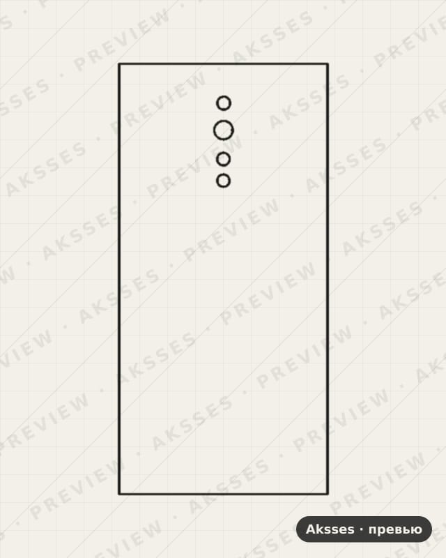 Лекало для Reno-ser. OPPO Reno Z, Back Cover