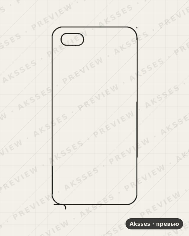 Лекало для A-ser. OPPO A1 K, Back Cover