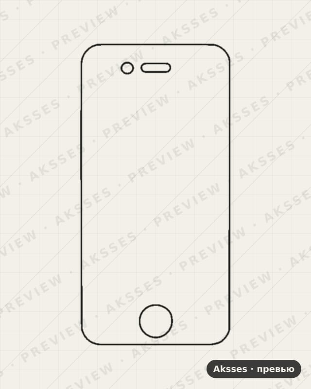 Лекало iPhone 7 V2 для iPhone 7, Front Full