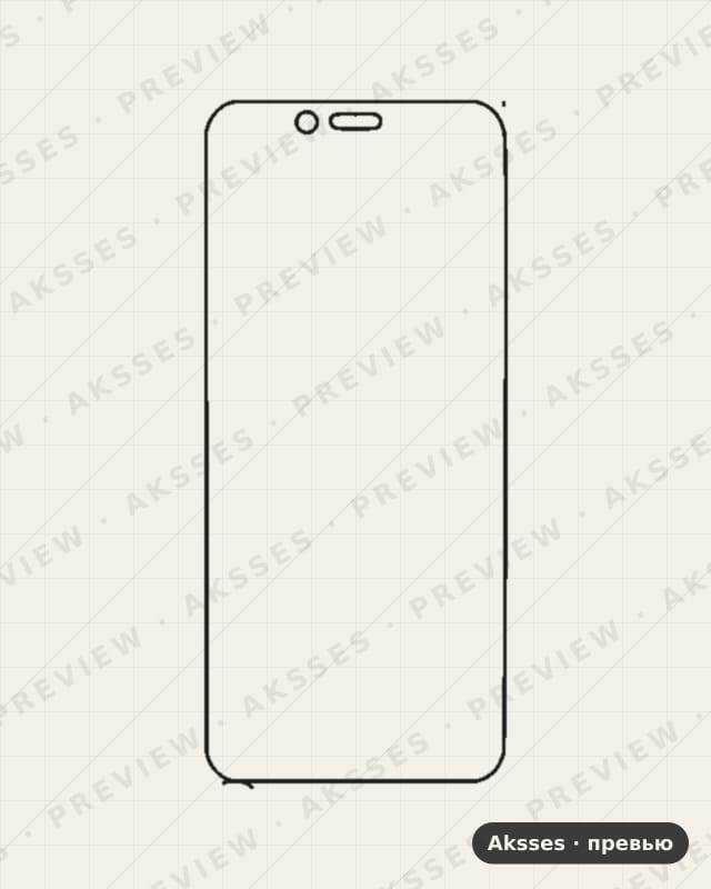 Лекало для Lenovo S5, Front Shell
