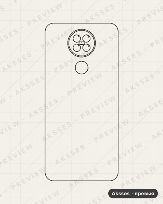 Лекало для Blackview A80, Back Cover
