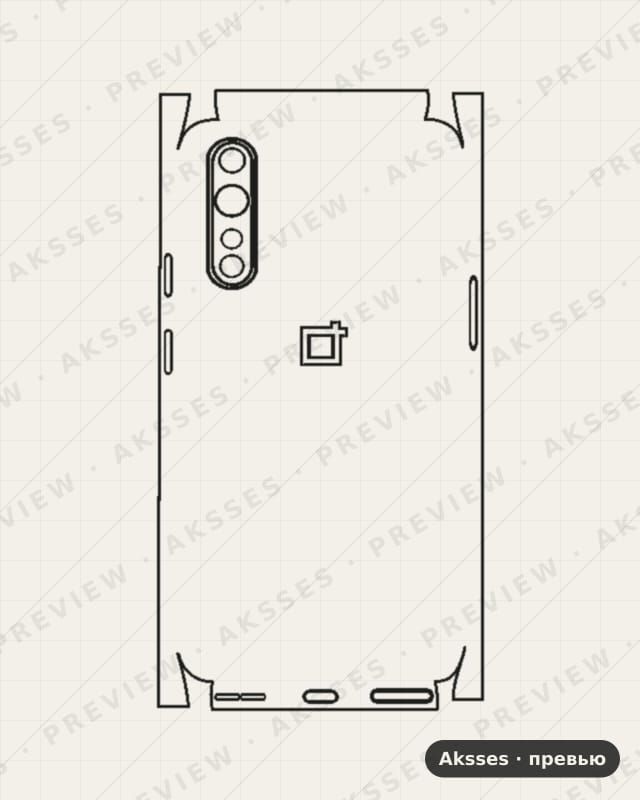 Лекало для Nord-ser.One Plus Nord, All Inclusive, Logo