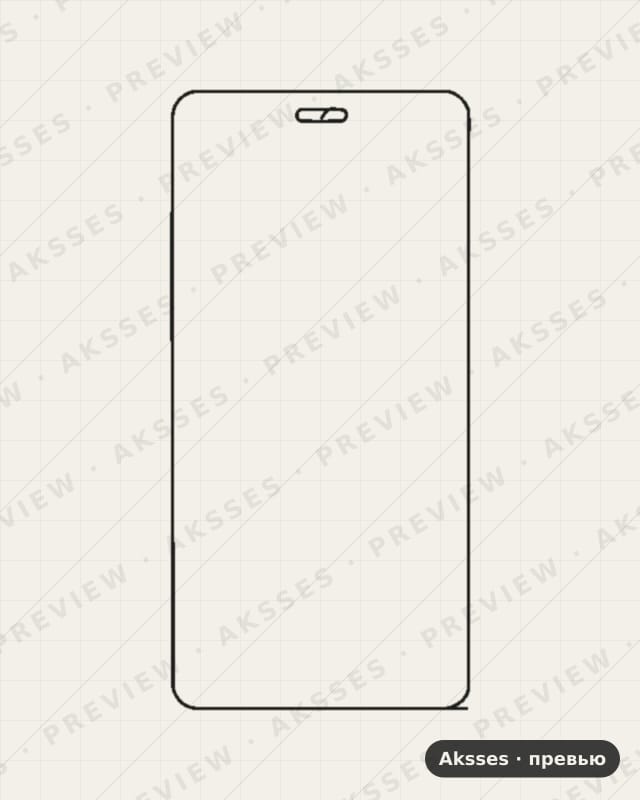 Лекало BQ X для BQ Aquaris X, Front Shell