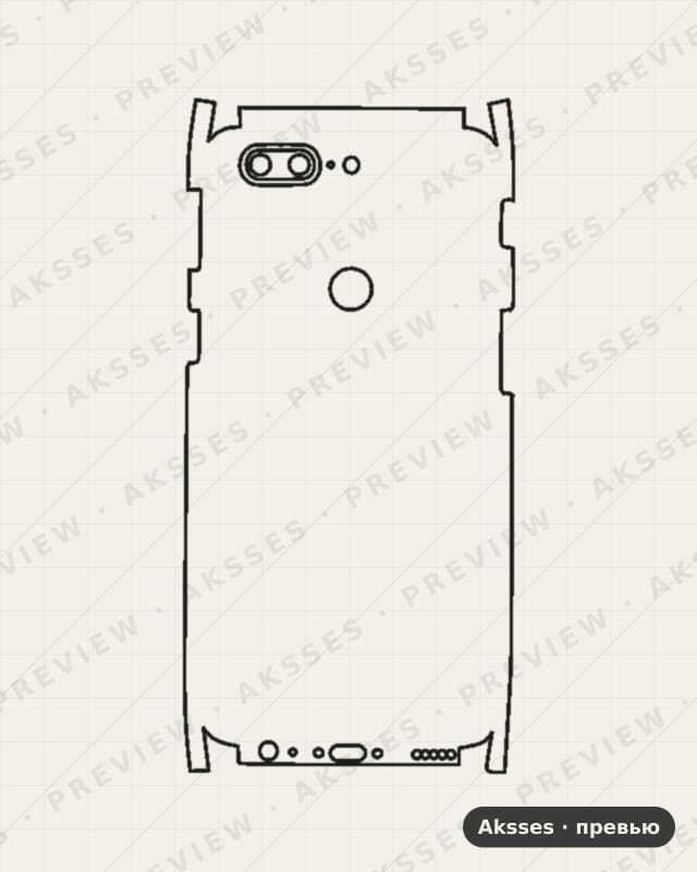Лекало 1,2,3,5,6,7,8,9,10-ser.One Plus 5T для OnePlus 5T, All Inclusive