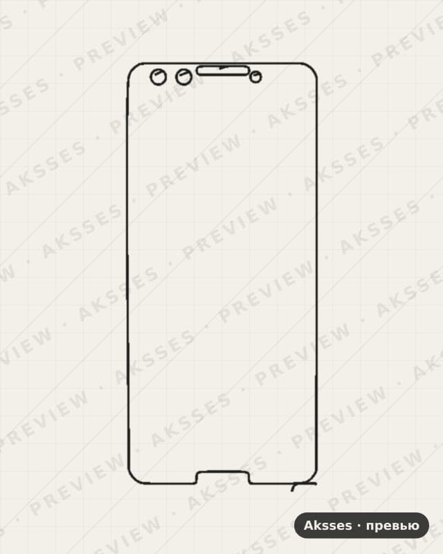 Лекало для Google Pixel 3, Front Shell