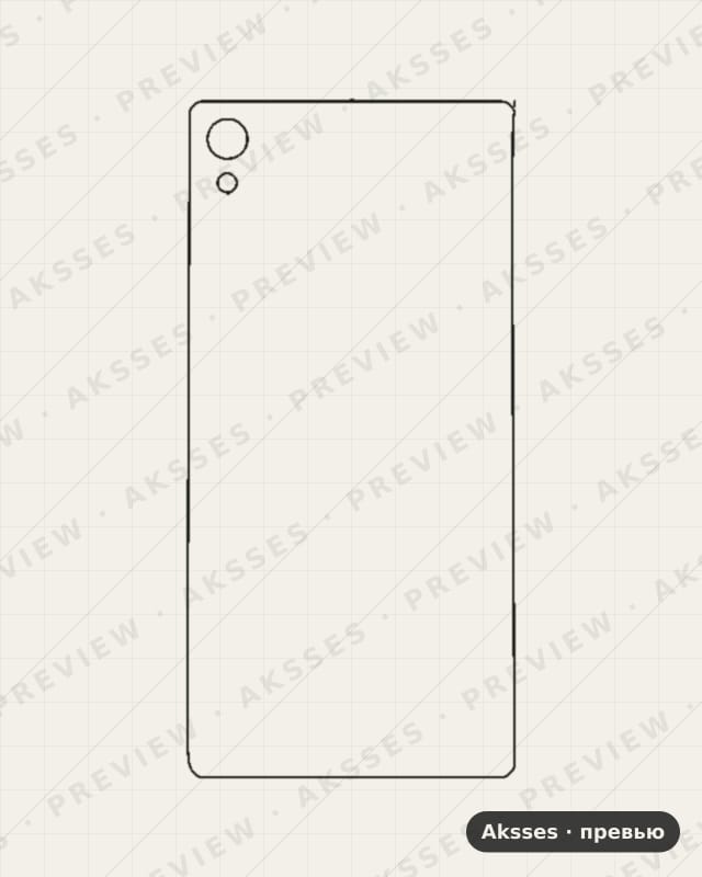 Лекало SONY - Xperia Z3+Dual для Case Friendly SONY