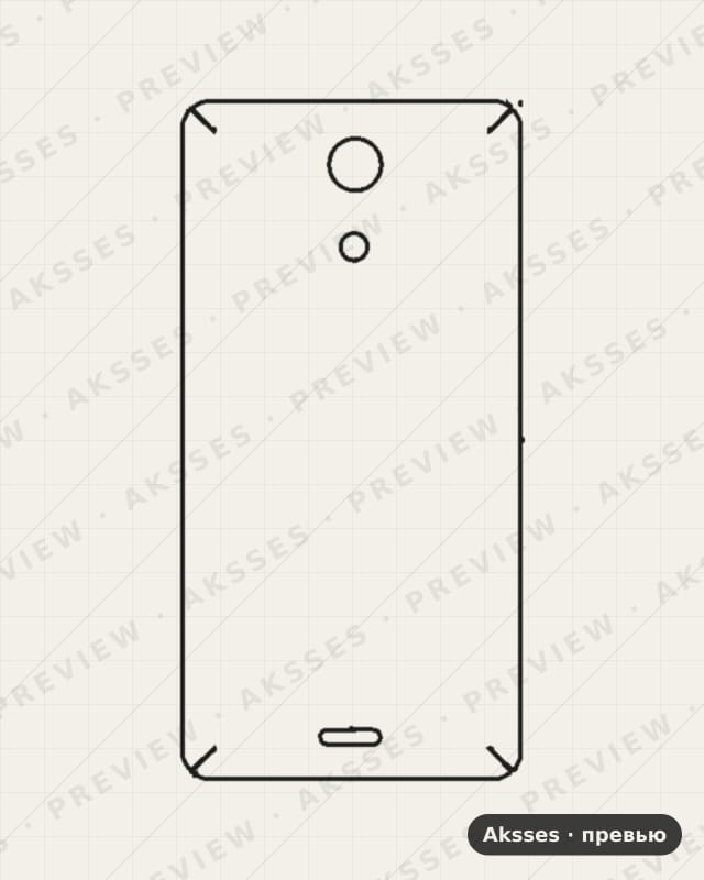 Лекало SONY-M36h-xperia ZR для Case Friendly SONY