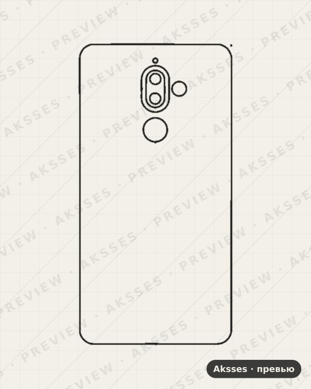 Лекало Nokia - 7 plus-TA-1062 для Case Friendly NOKIA