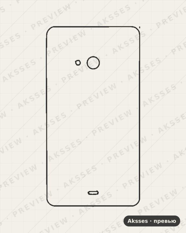 Лекало Nokia - Microsoft lumia 535 для Case Friendly NOKIA