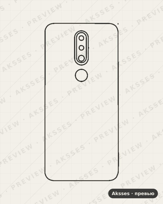Лекало Nokia - X6-TA-1099 для Case Friendly NOKIA