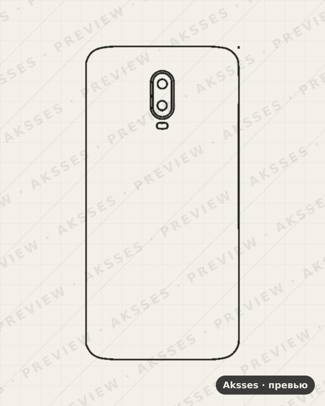 Лекало OnePlus 6T для Case Friendly One Plus