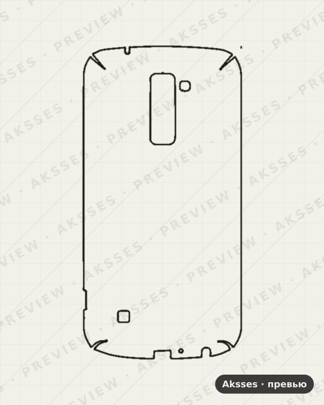 Лекало LG-K10 для Case Friendly LG