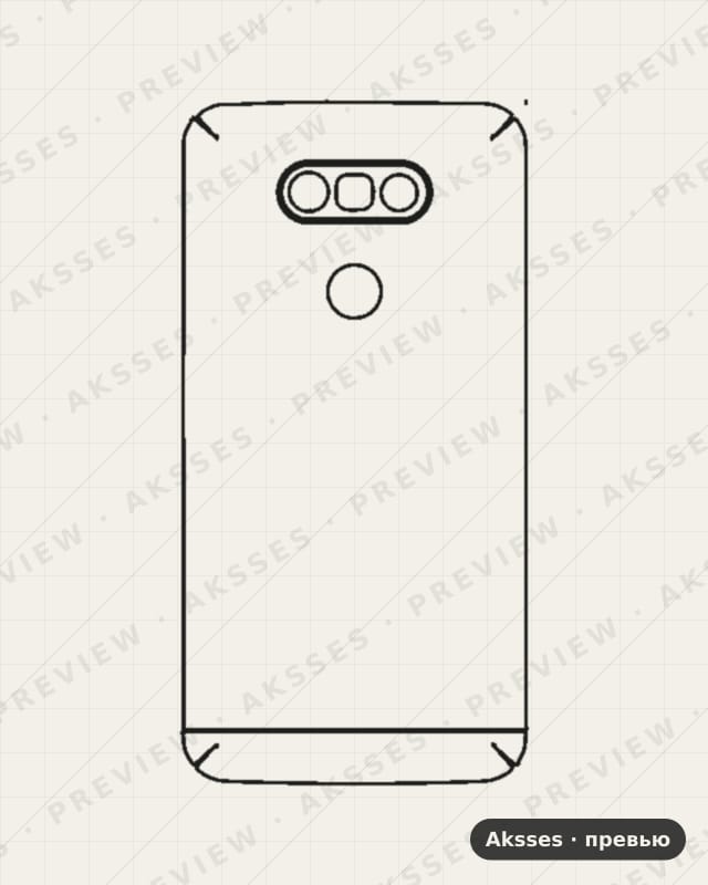 Лекало LG-G5 H868 для Case Friendly LG