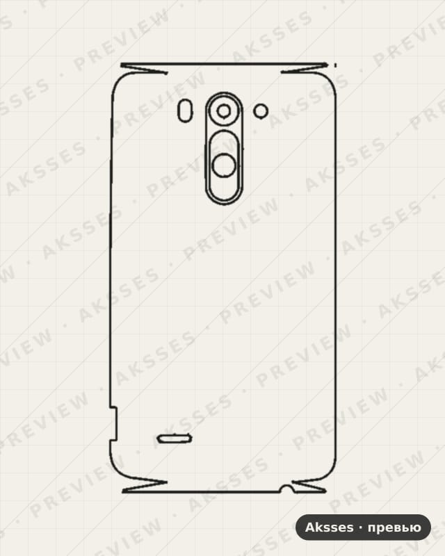 Лекало LG-G3 Mini G3 для Case Friendly LG