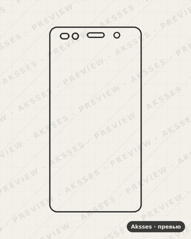 Лекало для Digma Vox S513 4G, Front Full