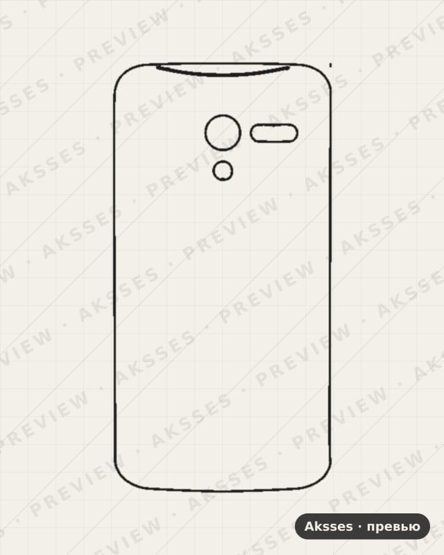 Лекало MOTO - X для Case Friendly Motorola