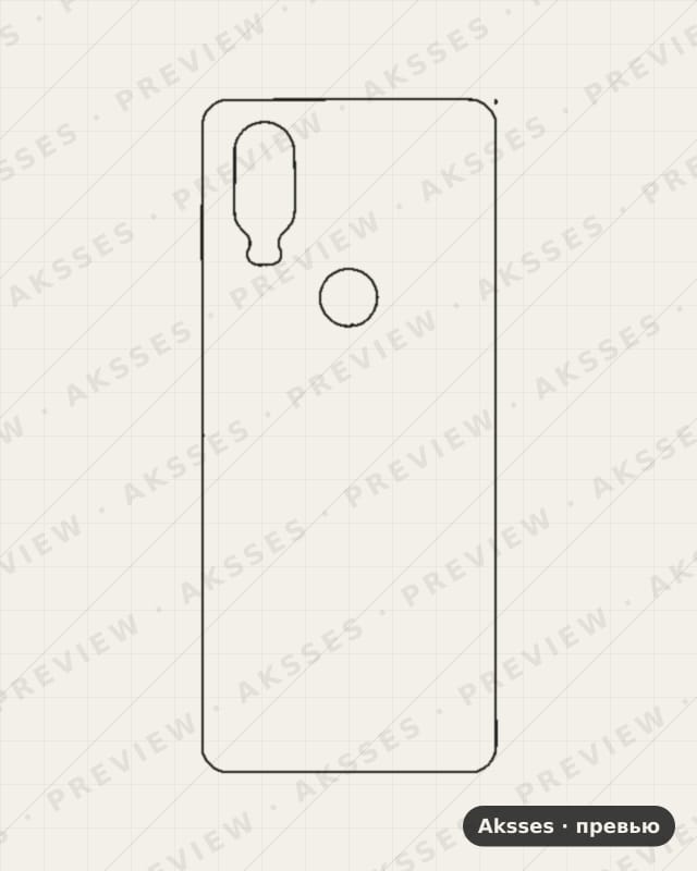 Лекало MOTO-one vision для Case Friendly Motorola