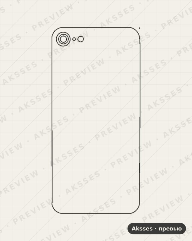 Лекало 苹果SE для Case Friendly iPhone