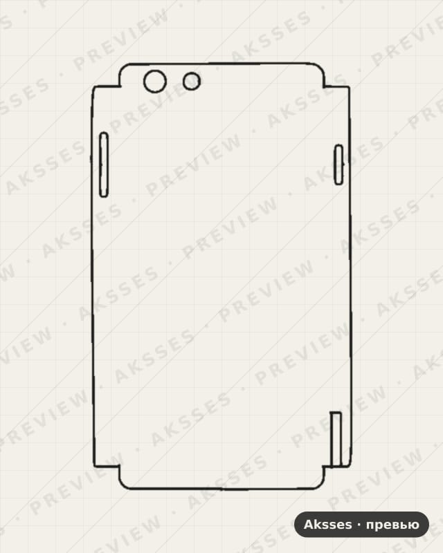 Лекало OPPO R1-A для Case Friendly OPPO
