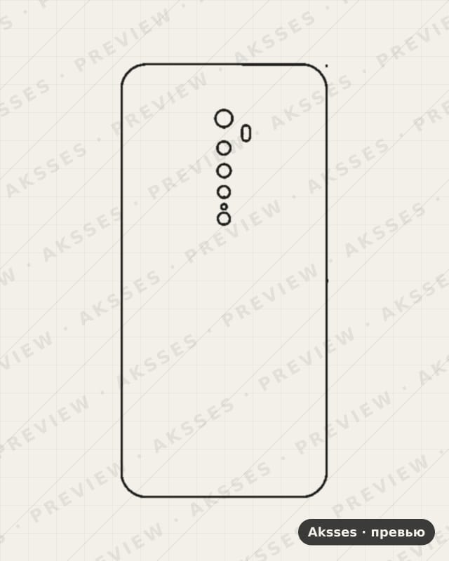 Лекало OPPO-Reno 2 для Case Friendly OPPO