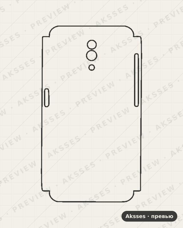 Лекало OPPO Reon-A для Case Friendly OPPO
