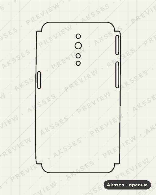Лекало OPPO Rreon z-A для Case Friendly OPPO