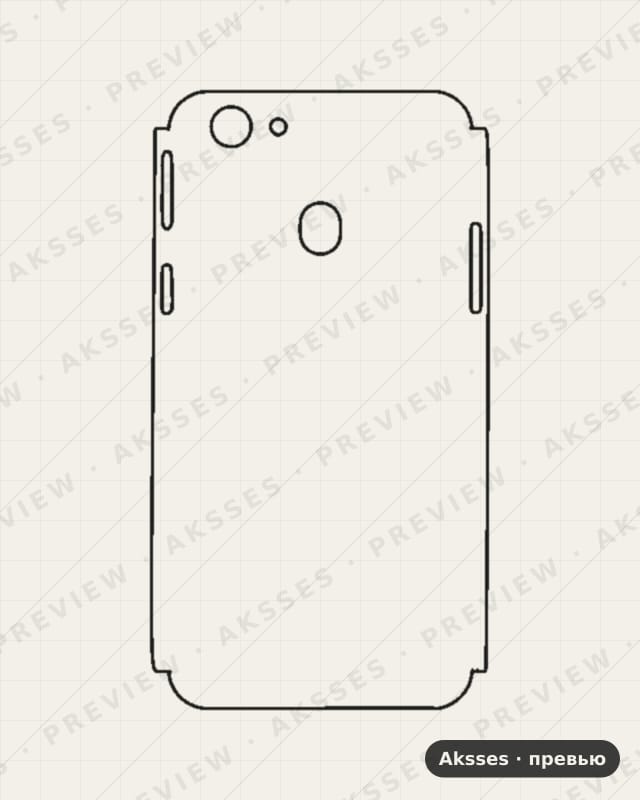 Лекало OPPO A79-A для Case Friendly OPPO