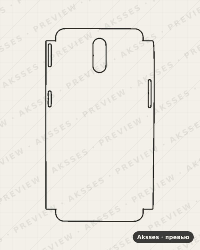 Лекало OPPO R17-A для Case Friendly OPPO
