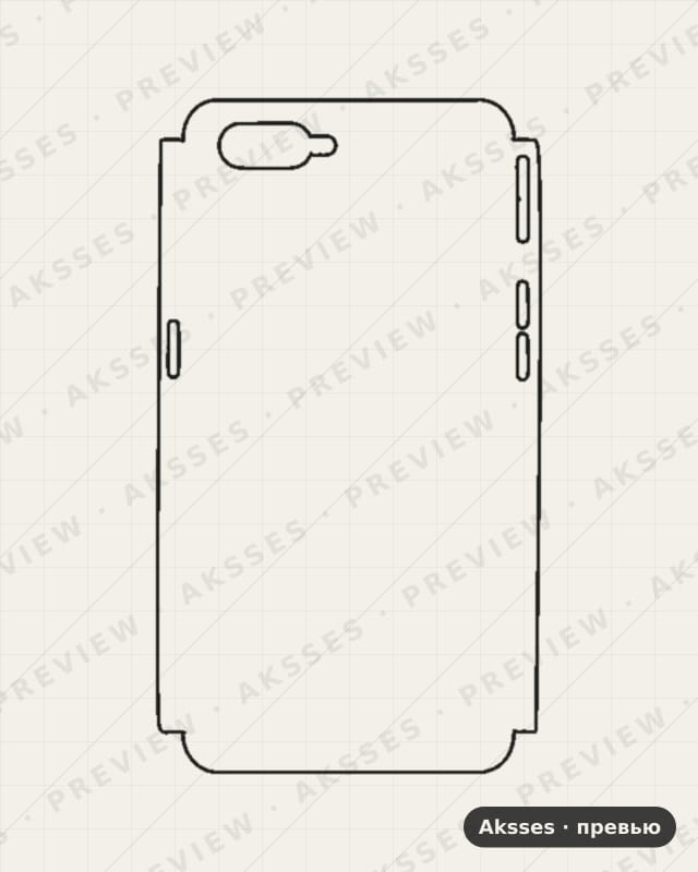Лекало OPPO R15x-A для Case Friendly OPPO