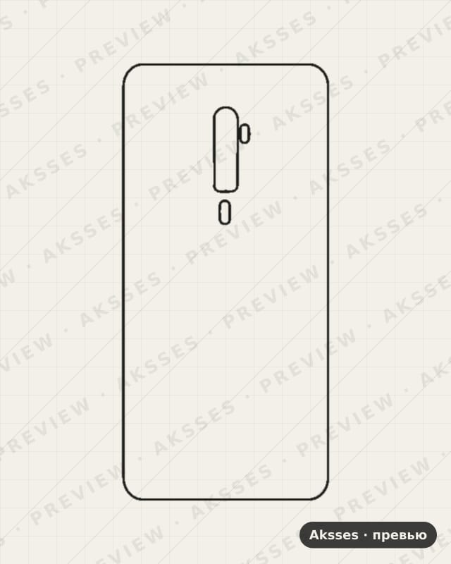 Лекало OPPO-Reno 10X для Case Friendly OPPO