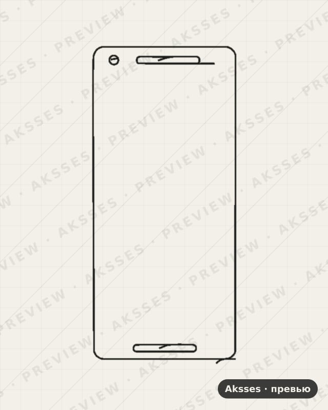 Лекало Pixel 2 для Case Friendly Google
