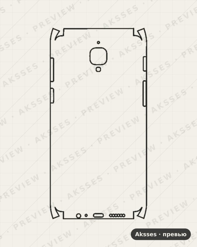 Лекало Full and Sides 1+3T-A для Full and Sides OnePlus
