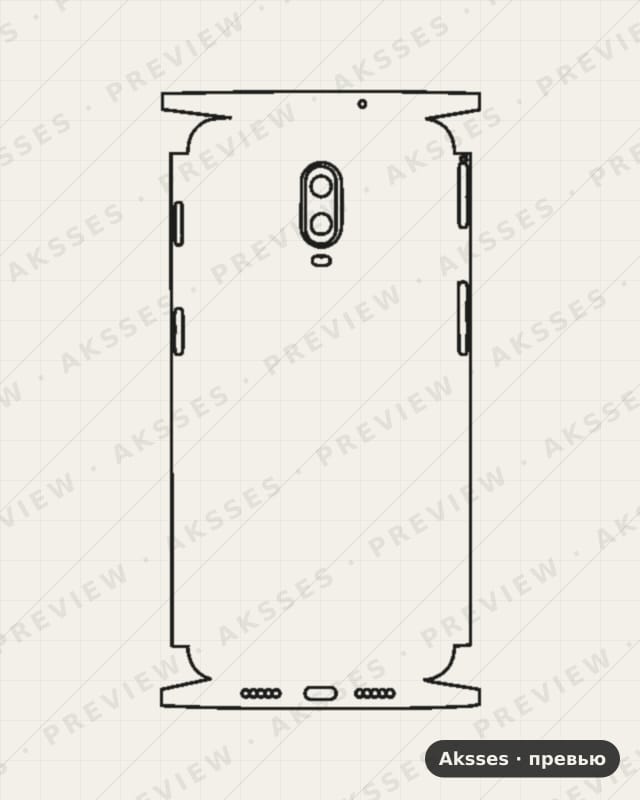 Лекало Full and Sides 1+6T-A для Full and Sides OnePlus