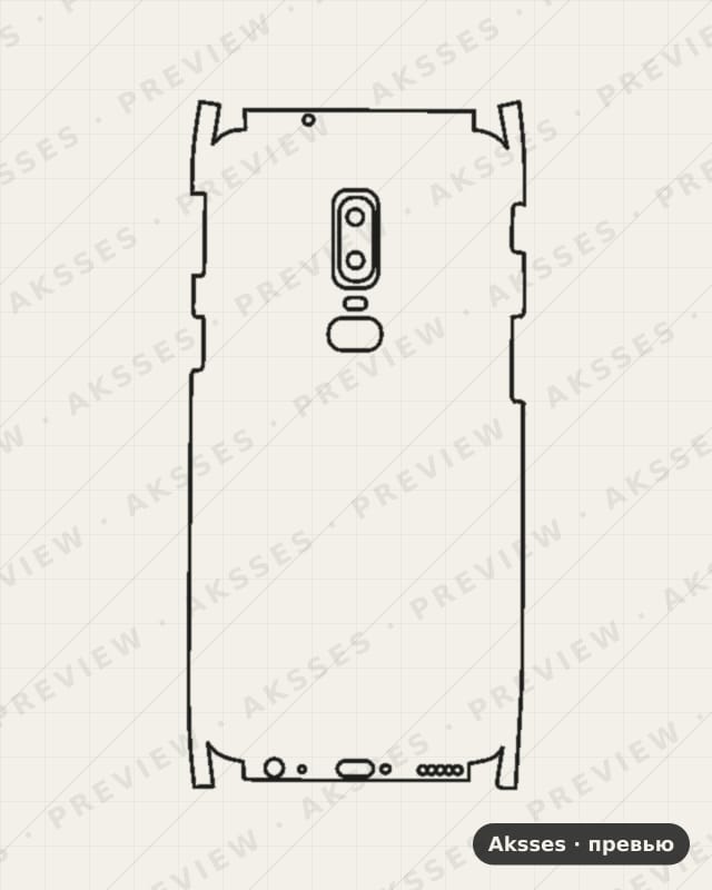 Лекало Full and Sides 1+6-A для Full and Sides OnePlus