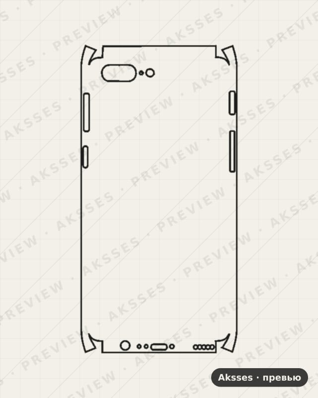 Лекало Full and Sides 1+5-A для Full and Sides OnePlus
